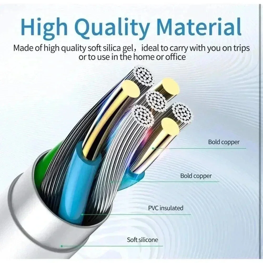 Articona Fast Charger Magnetic 6.6 Ft‎ Cable USB Block For Apple iWatch 1-9 & SE